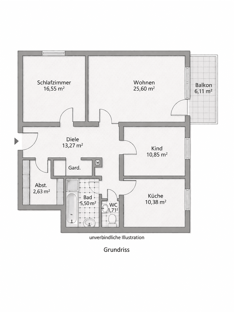 Pronájem bytu 3+1 93 m², Backnang, Bádensko-Württembersko Pronájem bytu 3+1 93 m², Backnang, Bádensko-Württembersko