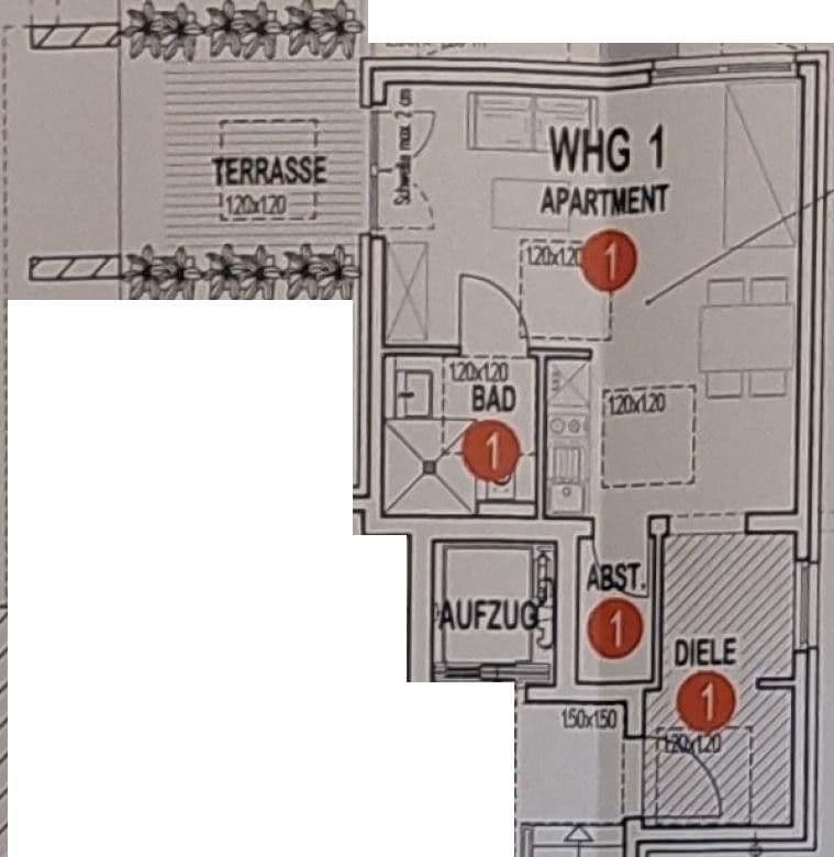 Pronájem bytu 1+1 39 m², Köln, Severní Porýní-Vestfálsko Pronájem bytu 1+1 39 m², Köln, Severní Porýní-Vestfálsko