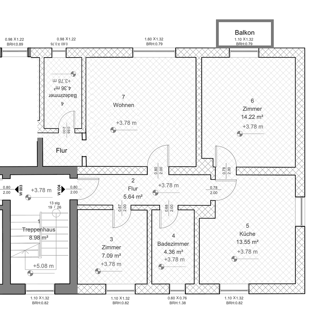 Pronájem bytu 3+1 69 m², Schlesierstraße 1, Schwandorf, Bavorsko Pronájem bytu 3+1 69 m², Schlesierstraße 1, Schwandorf, Bavorsko