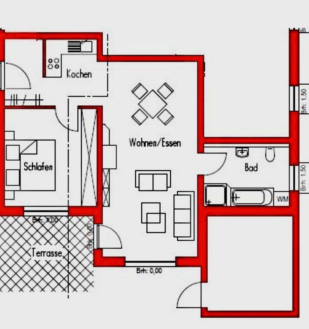 Pronájem bytu 2+1 66 m², Ilsfeld, Bádensko-Württembersko Pronájem bytu 2+1 66 m², Ilsfeld, Bádensko-Württembersko