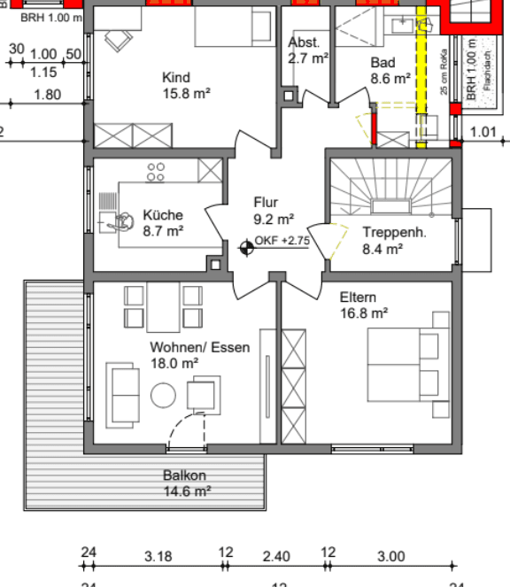 Pronájem bytu 3+1 87 m², Schillerstraße 9, Bad Schönborn, Bádensko-Württembersko Pronájem bytu 3+1 87 m², Schillerstraße 9, Bad Schönborn, Bádensko-Württembersko