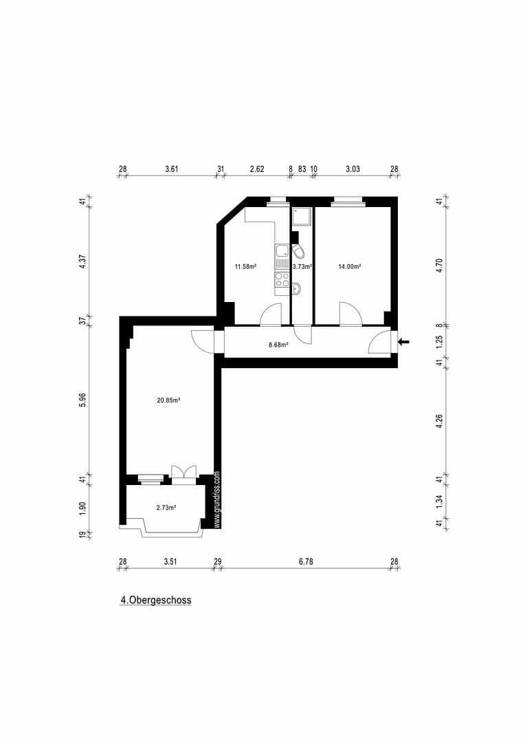Prodej bytu 2+1 60 m², Erich-Weinert-Straße 16, Berlin, Berlín Prodej bytu 2+1 60 m², Erich-Weinert-Straße 16, Berlin, Berlín