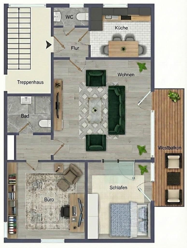 Prodej bytu 3+1 72 m², Kirchheimer Straße 76, Ostfildern, Bádensko-Württembersko Prodej bytu 3+1 72 m², Kirchheimer Straße 76, Ostfildern, Bádensko-Württembersko
