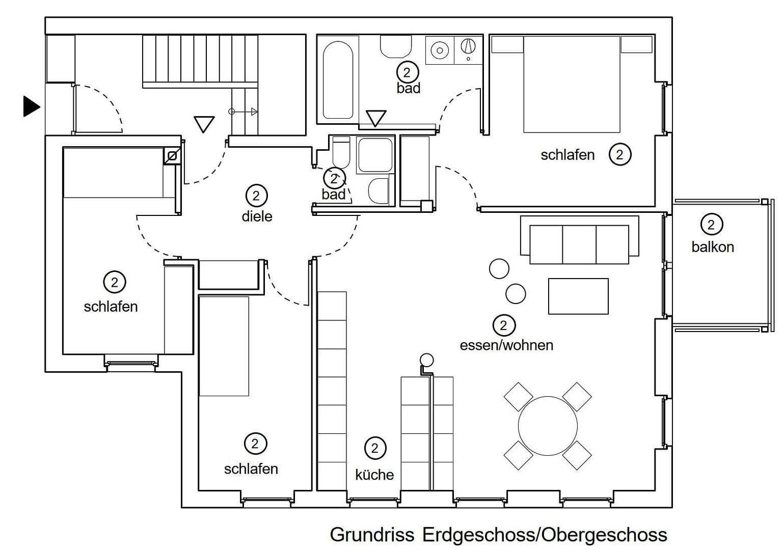 Prodej bytu 4+1 100 m², Im Ganggarten 2a, Mehring, Porýní-Falc Prodej bytu 4+1 100 m², Im Ganggarten 2a, Mehring, Porýní-Falc