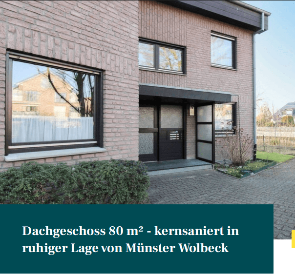 Pronájem bytu 3+1 80 m², Silberbrink 46, Münster, Severní Porýní-Vestfálsko Pronájem bytu 3+1 80 m², Silberbrink 46, Münster, Severní Porýní-Vestfálsko