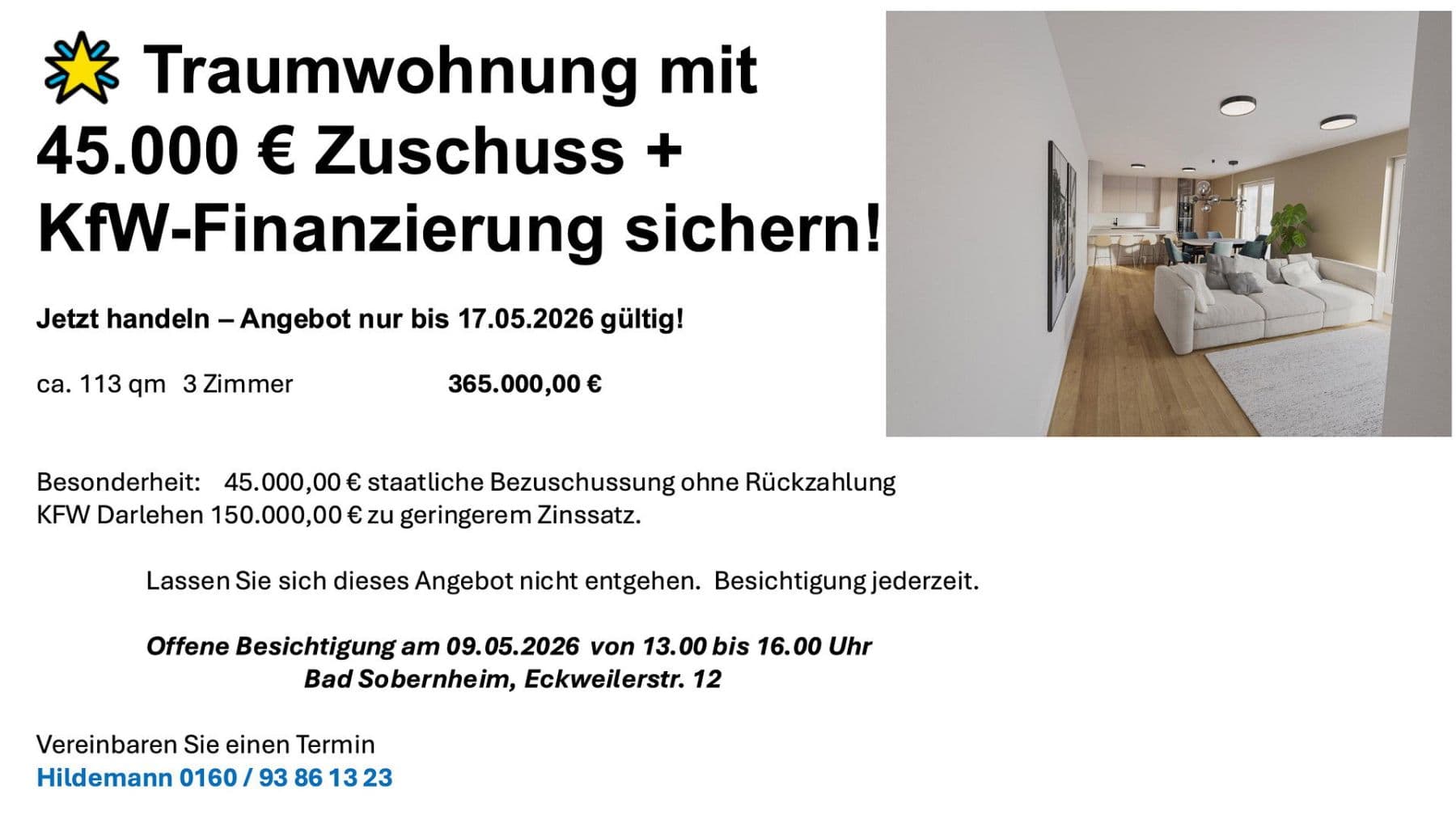 Prodej bytu 3+1 113 m², Eckweilerstr.12, Bad Sobernheim, Porýní-Falc Prodej bytu 3+1 113 m², Eckweilerstr.12, Bad Sobernheim, Porýní-Falc