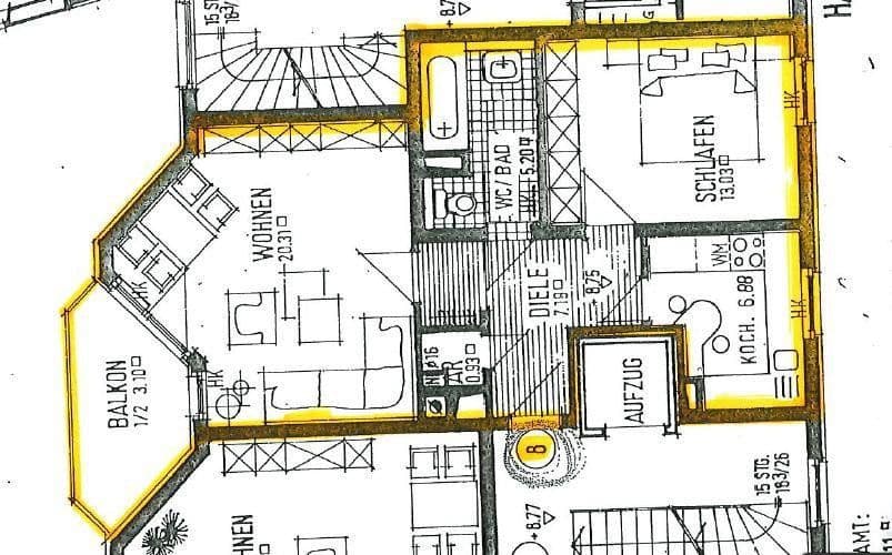 Pronájem bytu 2+1 54 m², Nürnberg, Bavorsko Pronájem bytu 2+1 54 m², Nürnberg, Bavorsko