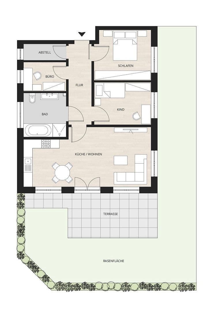 Pronájem bytu 3+kk 84 m², Ziehrerweg 5a, Hamburg, Hamburg Pronájem bytu 3+kk 84 m², Ziehrerweg 5a, Hamburg, Hamburg