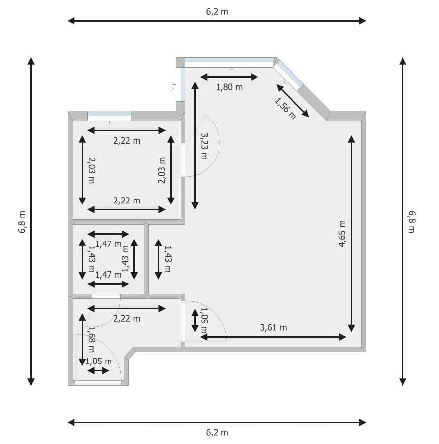 Pronájem bytu 2+1 30 m², Bussilliatweg 14, Hannover, Dolní Sasko Pronájem bytu 2+1 30 m², Bussilliatweg 14, Hannover, Dolní Sasko