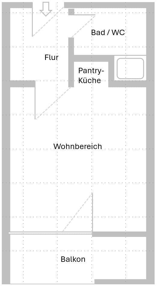 Pronájem bytu 1+1 31 m², Otto-Laufer-Str. 4b, Göttingen, Dolní Sasko Pronájem bytu 1+1 31 m², Otto-Laufer-Str. 4b, Göttingen, Dolní Sasko