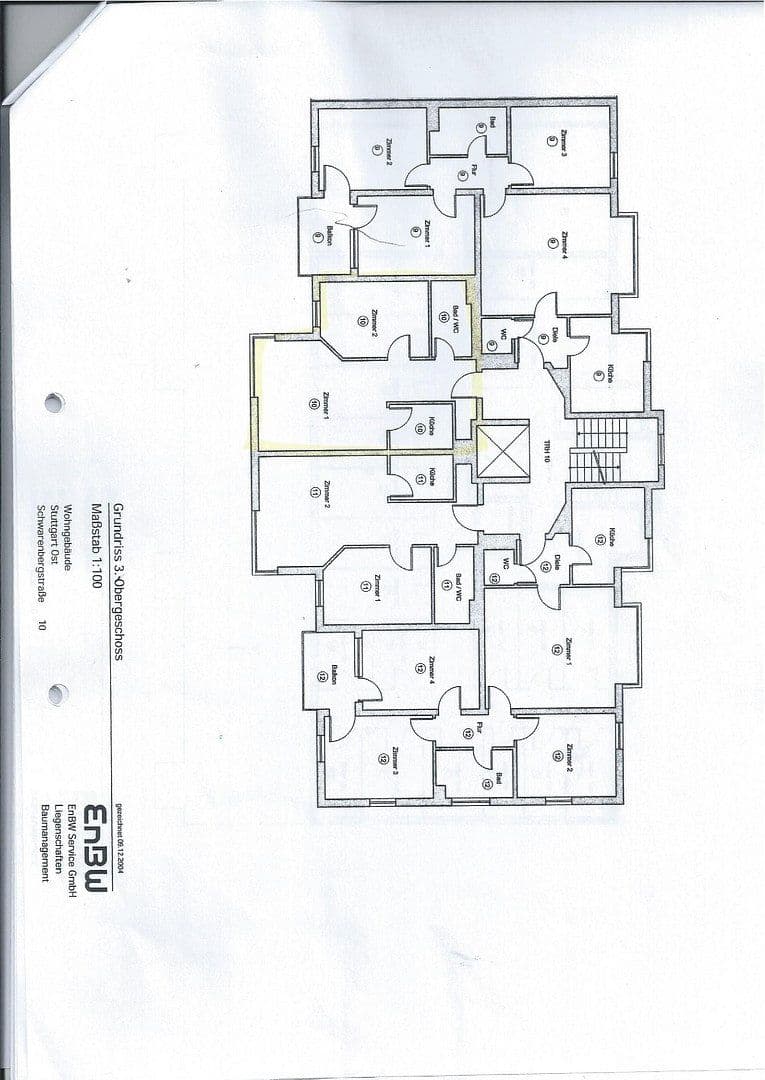 Pronájem bytu 2+1 48 m², Schwarenbergstr. 10, Stuttgart, Bádensko-Württembersko Pronájem bytu 2+1 48 m², Schwarenbergstr. 10, Stuttgart, Bádensko-Württembersko