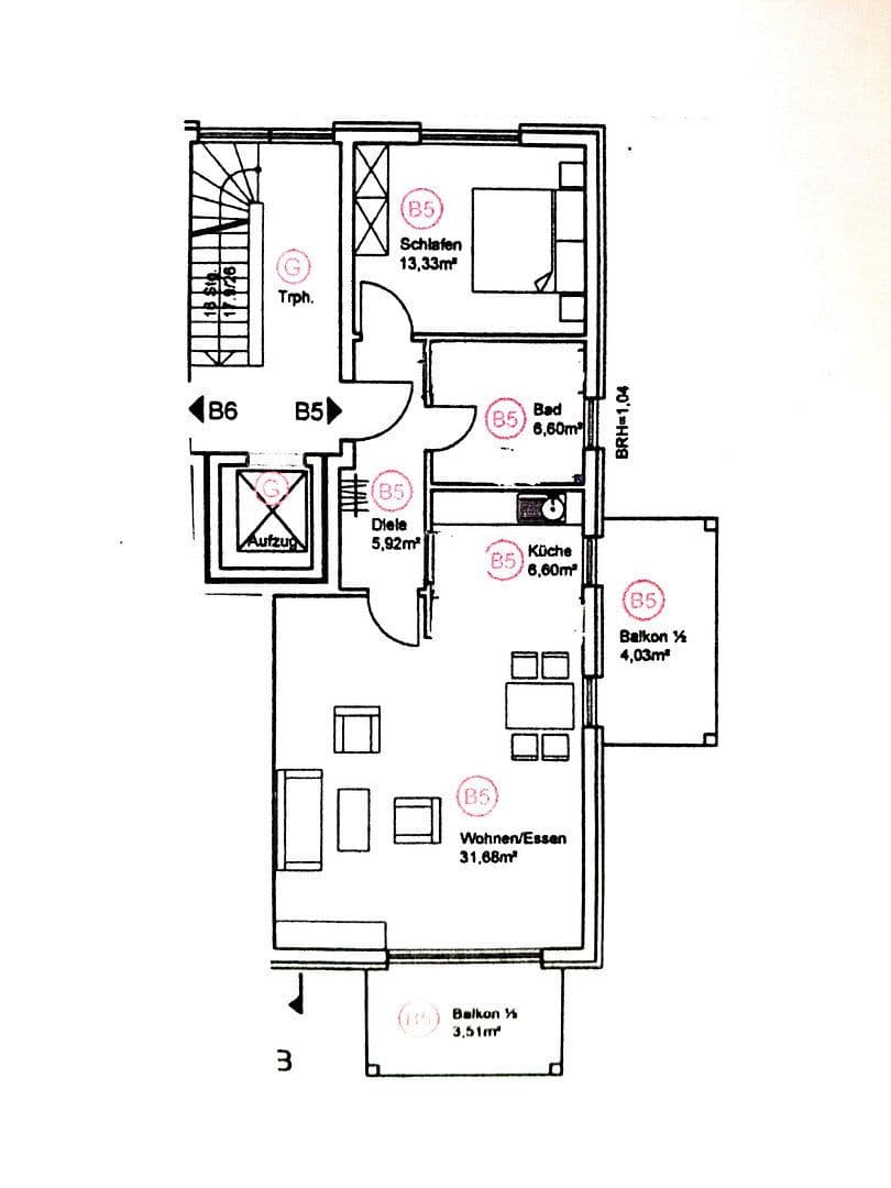 Prodej bytu 2+1 72 m², Seligenstadt, Hessen Prodej bytu 2+1 72 m², Seligenstadt, Hessen