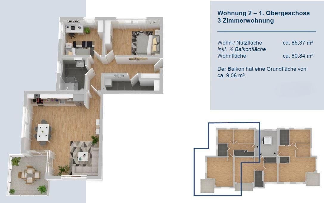 Pronájem bytu 3+1 85 m², Teichtor 13, Heikendorf, Šlesvicko-Holštýnsko Pronájem bytu 3+1 85 m², Teichtor 13, Heikendorf, Šlesvicko-Holštýnsko