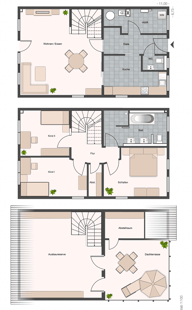 Pronájem domu 150 m², pozemek 502 m², Berlin, Berlín Pronájem domu 150 m², pozemek 502 m², Berlin, Berlín