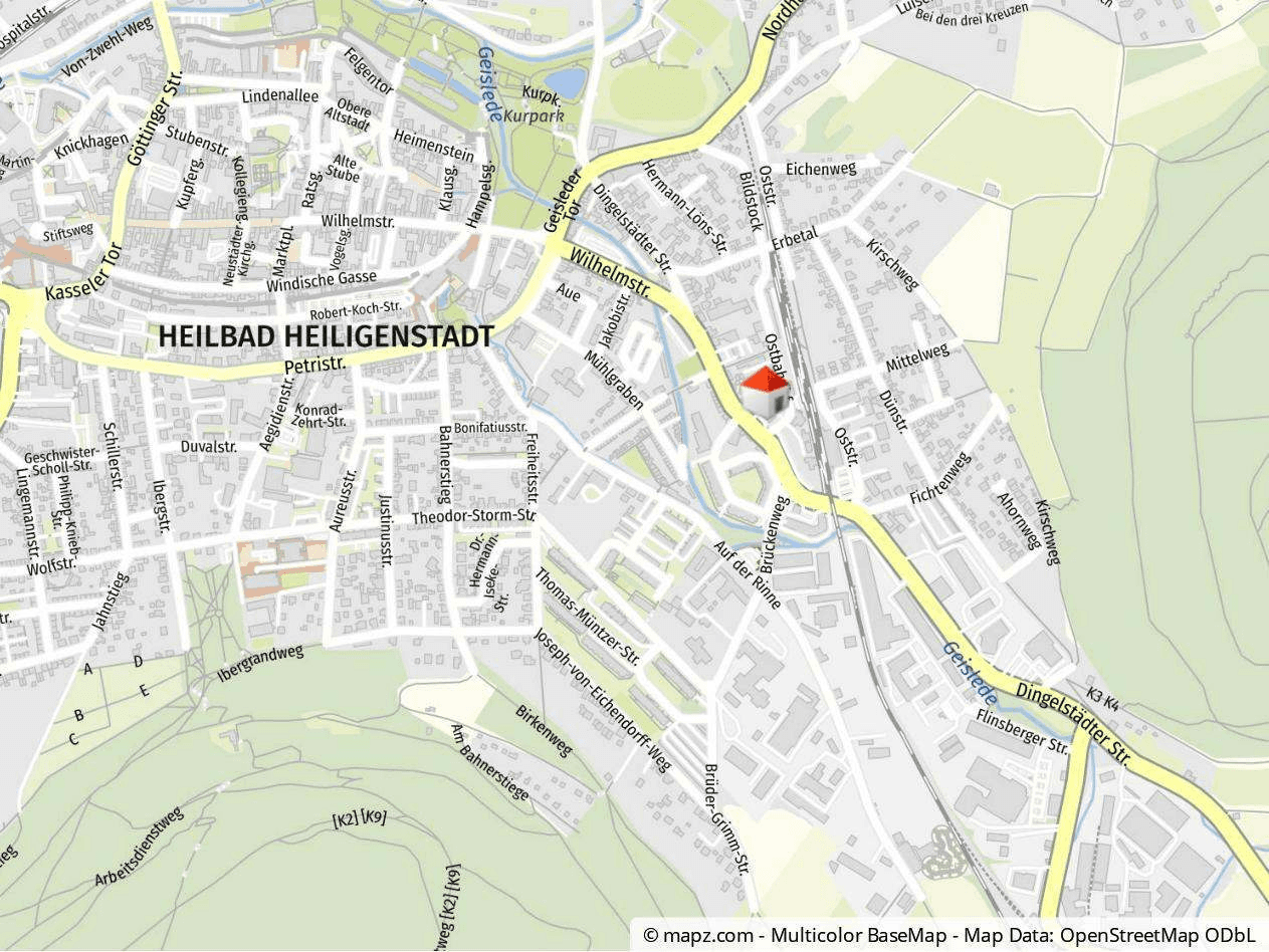 Prodej nebytového prostoru 1.960 m², Dingelstädter Str. 43, Heilbad Heiligenstadt, Durynsko Prodej nebytového prostoru 1.960 m², Dingelstädter Str. 43, Heilbad Heiligenstadt, Durynsko