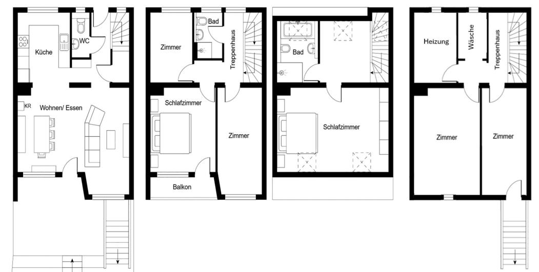 Prodej domu 149 m², pozemek 180 m², Erlangen, Bavorsko Prodej domu 149 m², pozemek 180 m², Erlangen, Bavorsko