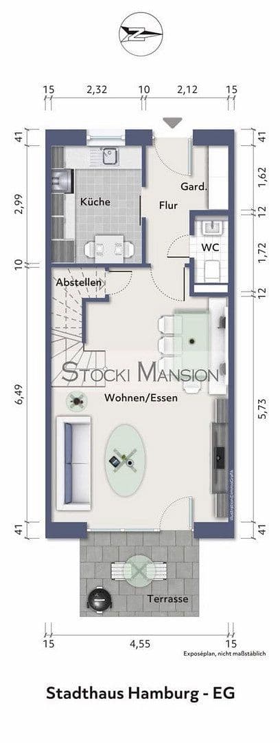 Pronájem bytu 4+1 111 m², Hamburg, Hamburg Pronájem bytu 4+1 111 m², Hamburg, Hamburg