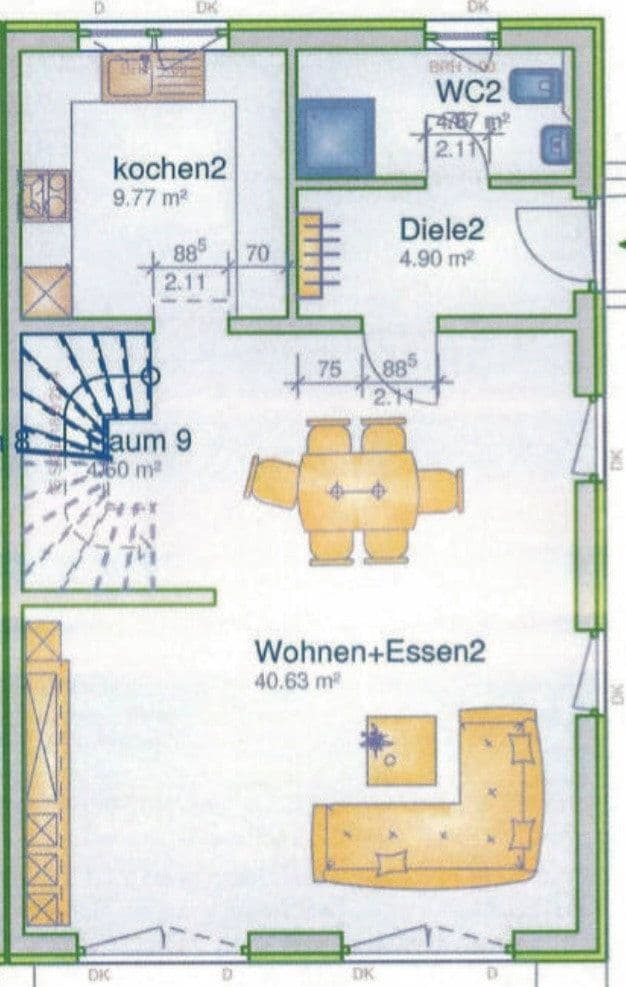 Pronájem domu 144 m², pozemek 269 m², Haibach, Bavorsko Pronájem domu 144 m², pozemek 269 m², Haibach, Bavorsko