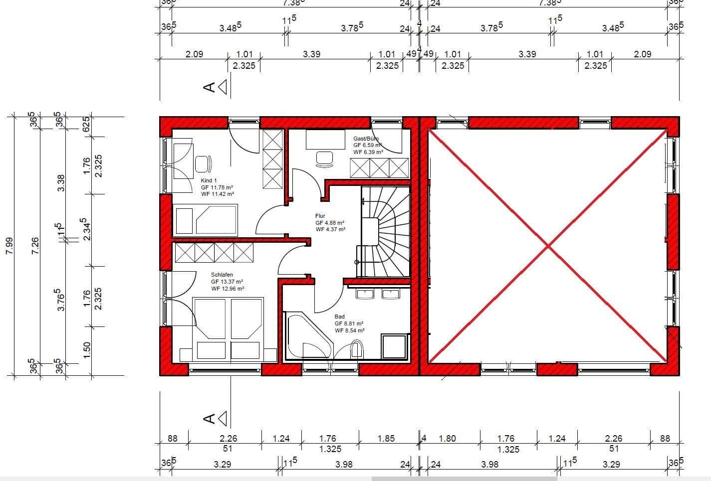 Pronájem domu 130 m², pozemek 240 m², Jettingen-Scheppach, Bavorsko Pronájem domu 130 m², pozemek 240 m², Jettingen-Scheppach, Bavorsko
