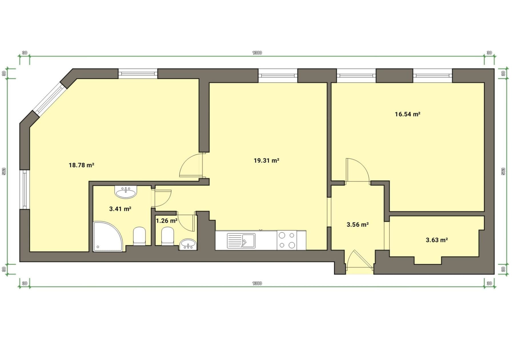 Prodej bytu 3+kk 68 m², Jungmannova, Jablonec nad Nisou, Liberecký kraj Prodej bytu 3+kk 68 m², Jungmannova, Jablonec nad Nisou, Liberecký kraj