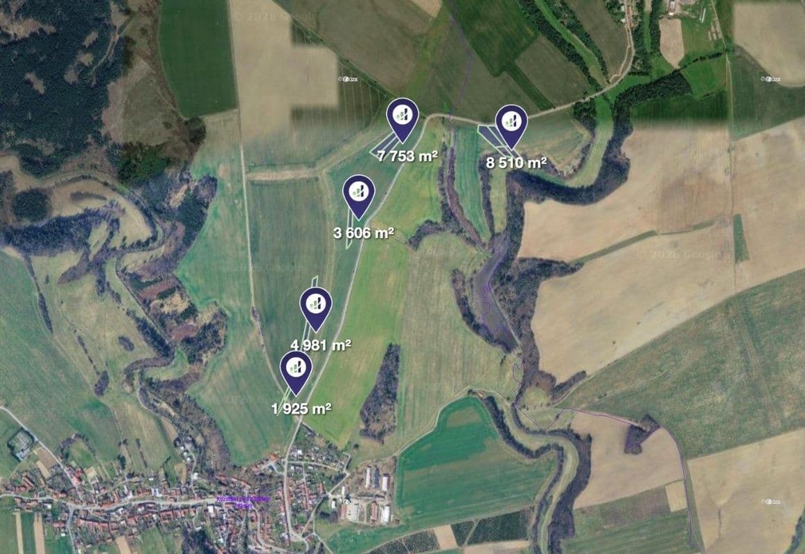 Prodej pozemku 26.775 m², Rozstání, Olomoucký kraj Prodej pozemku 26.775 m², Rozstání, Olomoucký kraj
