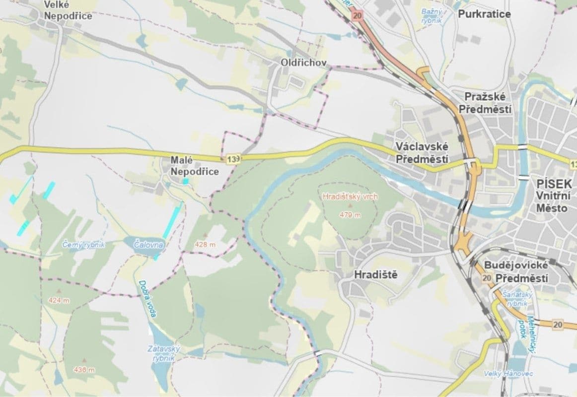 Prodej pozemku 22.597 m², Dobev, Jihočeský kraj Prodej pozemku 22.597 m², Dobev, Jihočeský kraj