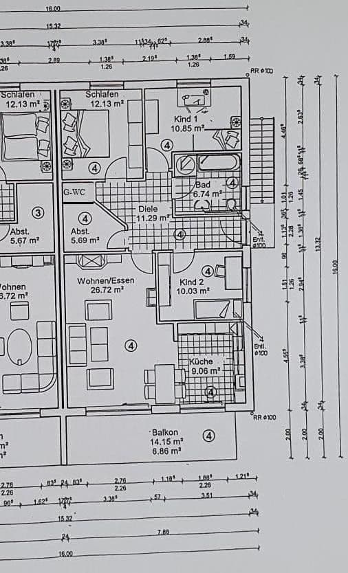 Prodej bytu 4+1 100 m², Hiddenhausen, Severní Porýní-Vestfálsko Prodej bytu 4+1 100 m², Hiddenhausen, Severní Porýní-Vestfálsko