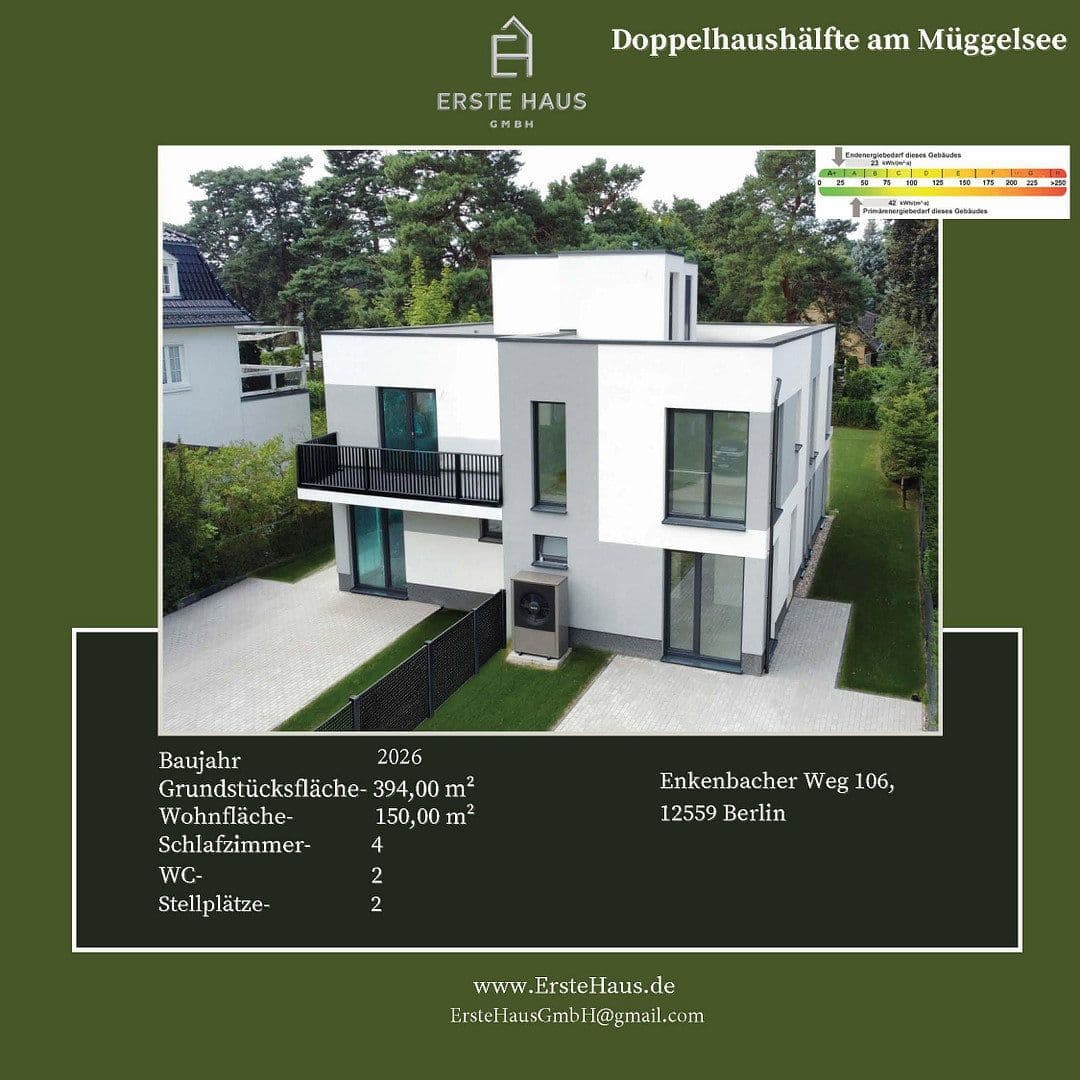 Prodej domu 150 m², pozemek 394 m², Enkenbacher Weg 106, Berlin, Berlín Prodej domu 150 m², pozemek 394 m², Enkenbacher Weg 106, Berlin, Berlín