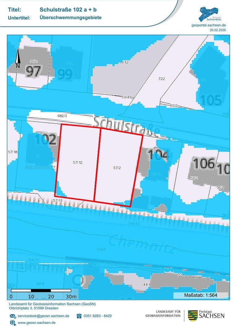Prodej pozemku 1.462 m², Schulstraße 102 a/b, Chemnitz, Sasko Prodej pozemku 1.462 m², Schulstraße 102 a/b, Chemnitz, Sasko