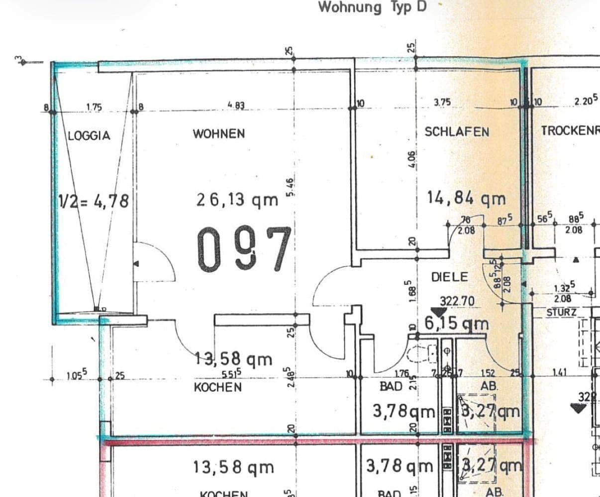 Pronájem bytu 2+1 72 m², Friedrich-Erbert Straße 28, Siegen, Severní Porýní-Vestfálsko Pronájem bytu 2+1 72 m², Friedrich-Erbert Straße 28, Siegen, Severní Porýní-Vestfálsko