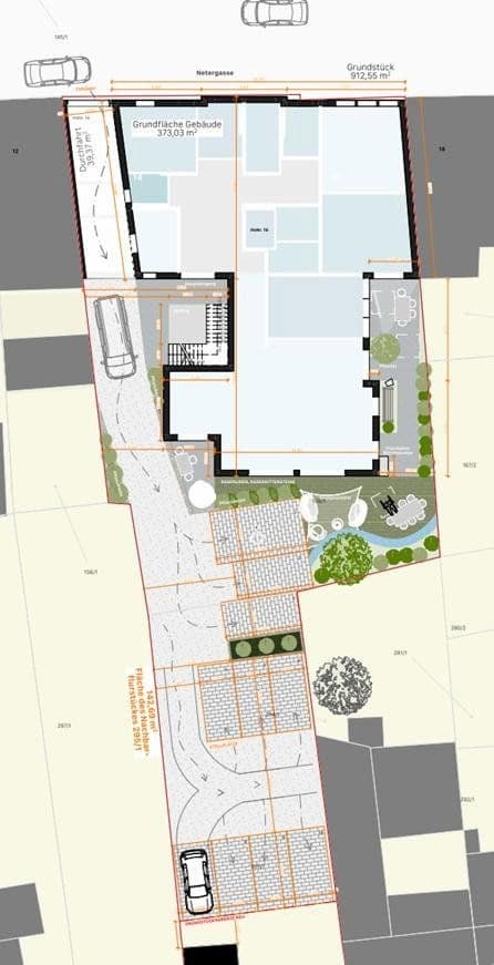 Prodej pozemku 925 m², Netergasse 14-16, Eschwege, Hessen Prodej pozemku 925 m², Netergasse 14-16, Eschwege, Hessen