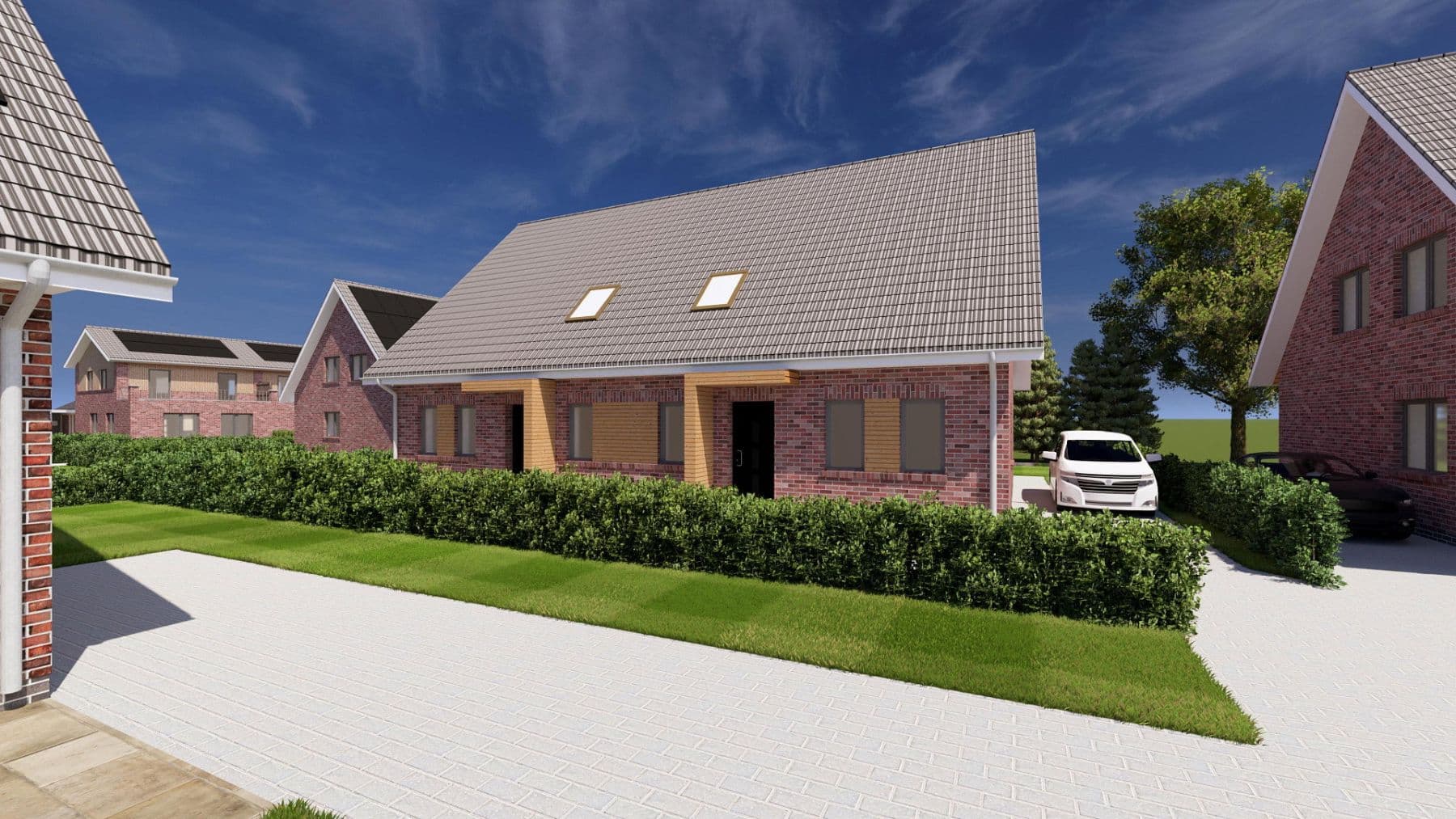 Prodej domu 107 m², pozemek 309 m², Halsbeker Hauptstraße 7, Westerstede, Dolní Sasko Prodej domu 107 m², pozemek 309 m², Halsbeker Hauptstraße 7, Westerstede, Dolní Sasko
