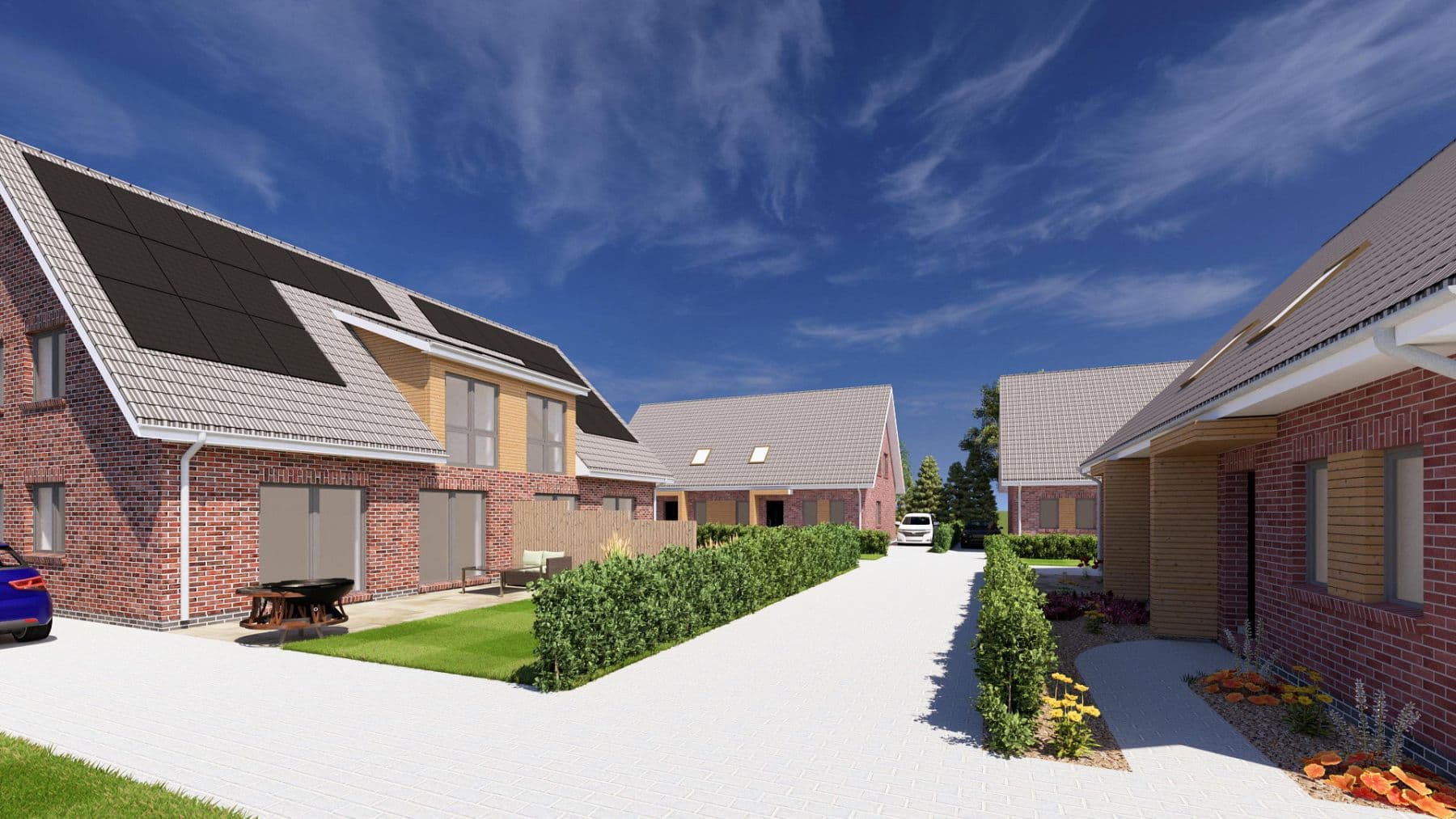 Prodej domu 107 m², pozemek 309 m², Halsbeker Hauptstraße 7, Westerstede, Dolní Sasko Prodej domu 107 m², pozemek 309 m², Halsbeker Hauptstraße 7, Westerstede, Dolní Sasko