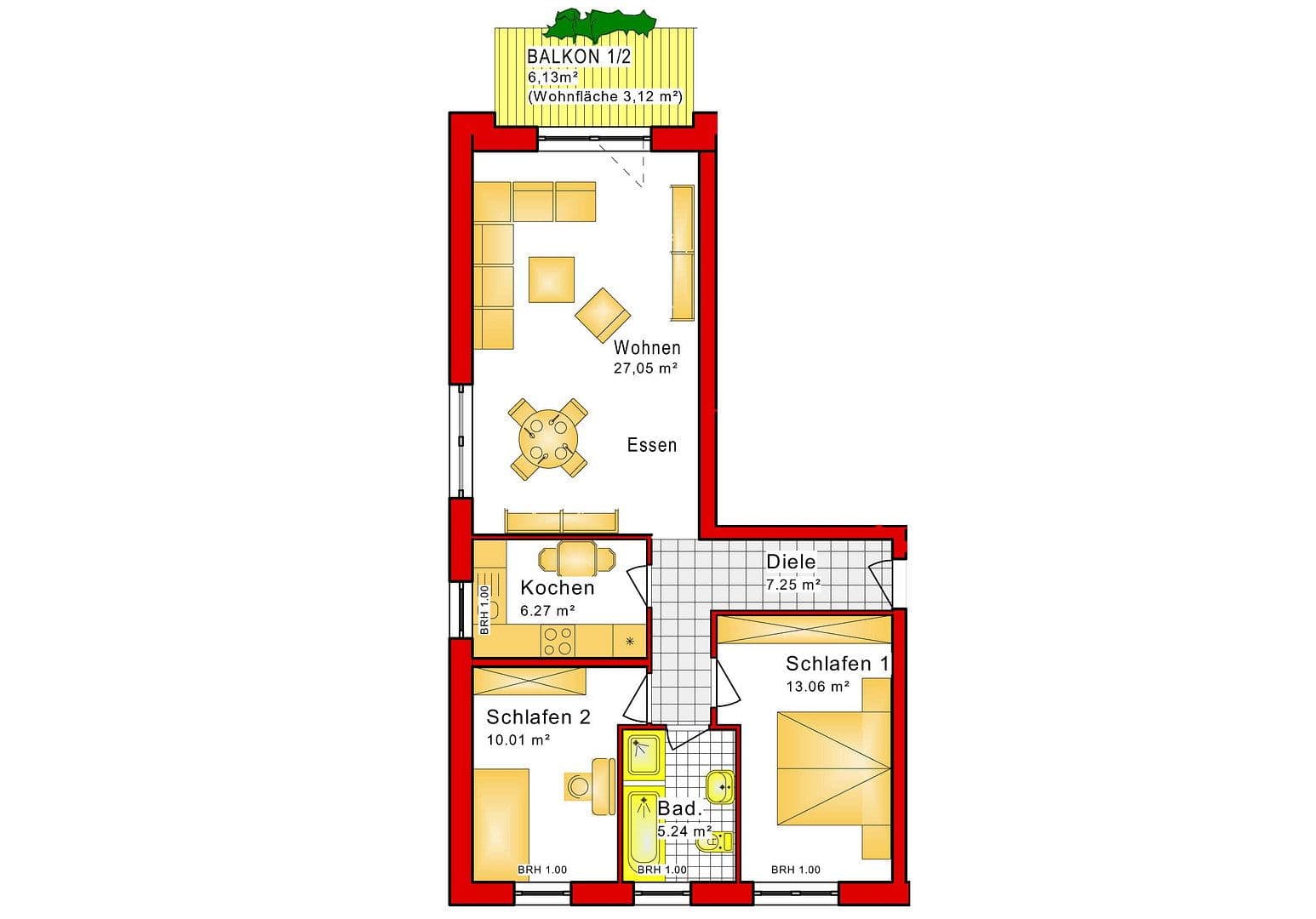 Pronájem bytu 3+kk 72 m², Hühnerheide 105, Dinslaken, Severní Porýní-Vestfálsko Pronájem bytu 3+kk 72 m², Hühnerheide 105, Dinslaken, Severní Porýní-Vestfálsko