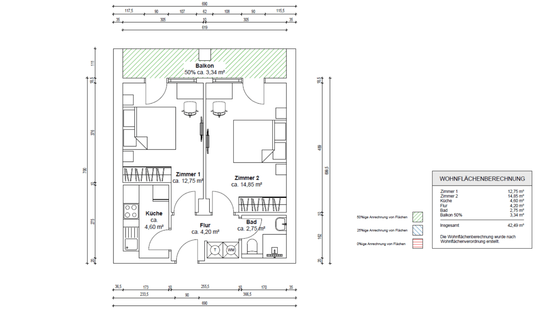 Prodej bytu 2+1 43 m², Karlsruhe, Bádensko-Württembersko Prodej bytu 2+1 43 m², Karlsruhe, Bádensko-Württembersko
