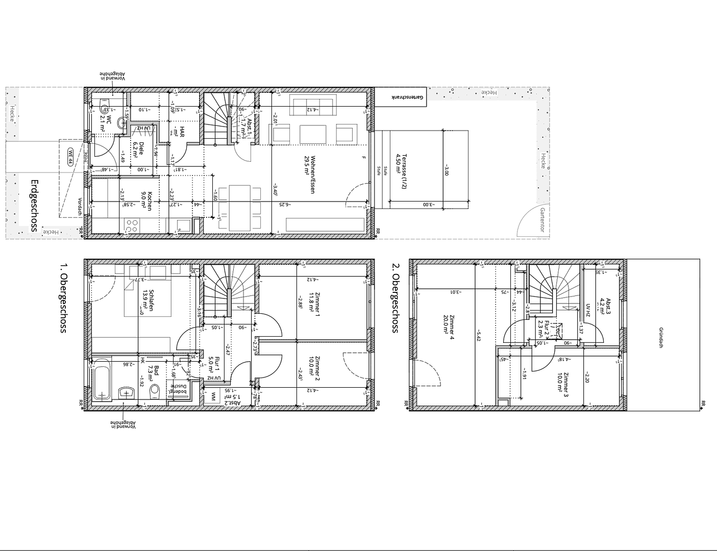 Pronájem domu 139 m², pozemek 122 m², Rotkehlchenweg 134, Wiesbaden, Hessen Pronájem domu 139 m², pozemek 122 m², Rotkehlchenweg 134, Wiesbaden, Hessen