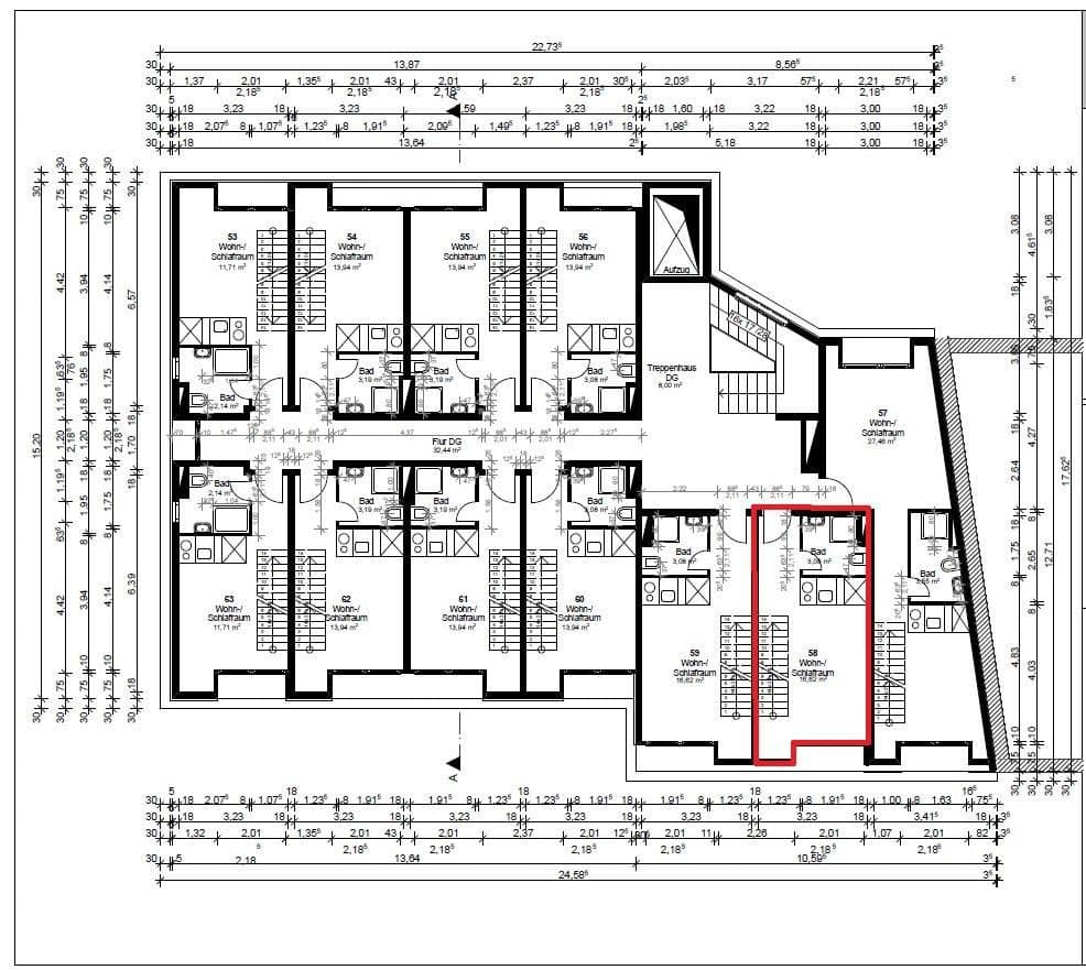 Prodej bytu 2+1 40 m², Mönchebergstraße 31, Kassel, Hessen Prodej bytu 2+1 40 m², Mönchebergstraße 31, Kassel, Hessen