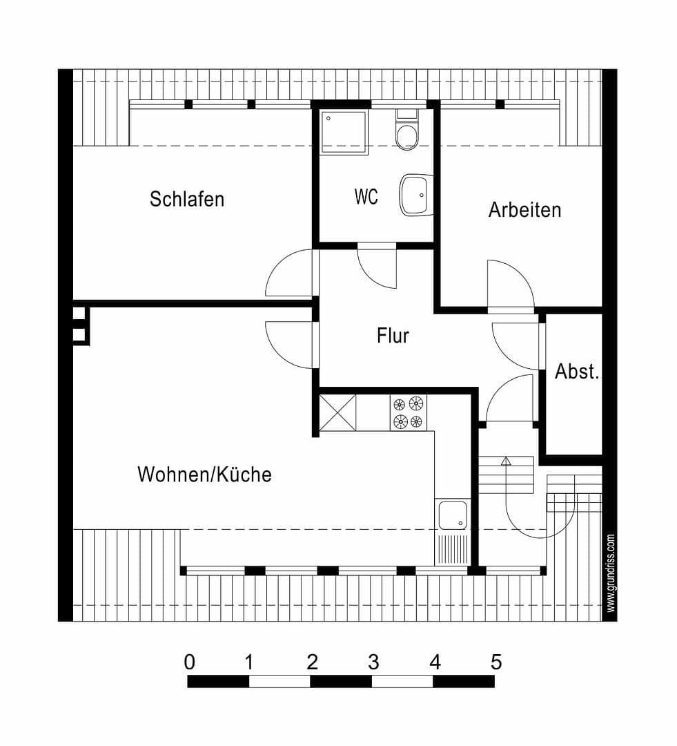 Pronájem bytu 3+1 62 m², Dottendorfer Str. 95, Bonn, Severní Porýní-Vestfálsko Pronájem bytu 3+1 62 m², Dottendorfer Str. 95, Bonn, Severní Porýní-Vestfálsko
