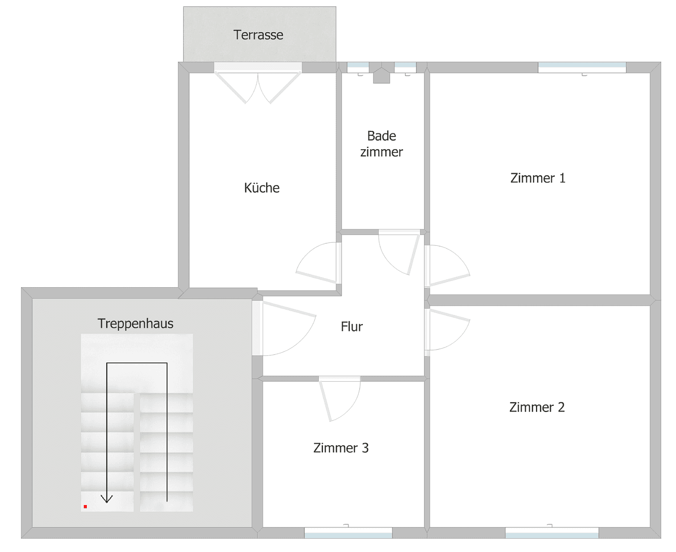 Pronájem bytu 3+1 70 m², Klosterbachstraße 16, Rostock, Mecklenburg-Vorpommern Pronájem bytu 3+1 70 m², Klosterbachstraße 16, Rostock, Mecklenburg-Vorpommern