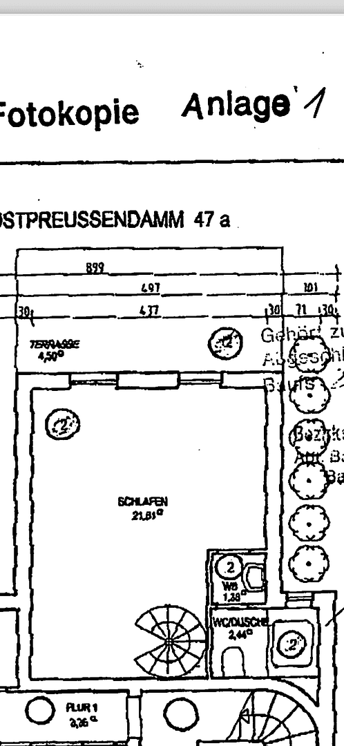 Prodej bytu 2+1 69 m², Ostpreussendamm 47a, Berlin, Berlín Prodej bytu 2+1 69 m², Ostpreussendamm 47a, Berlin, Berlín