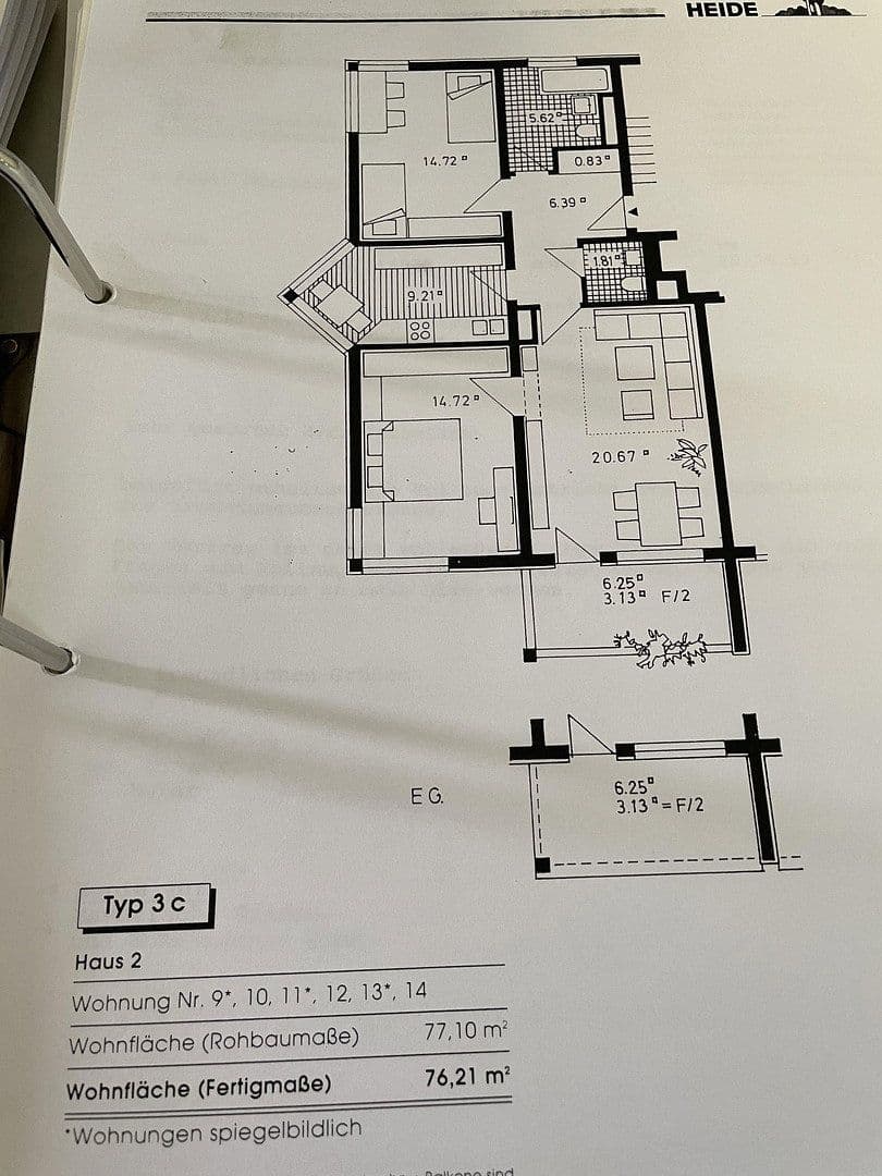 Prodej bytu 3+1 77 m², Zum Heiderand 30, Dresden -Weißig, Sasko Prodej bytu 3+1 77 m², Zum Heiderand 30, Dresden -Weißig, Sasko