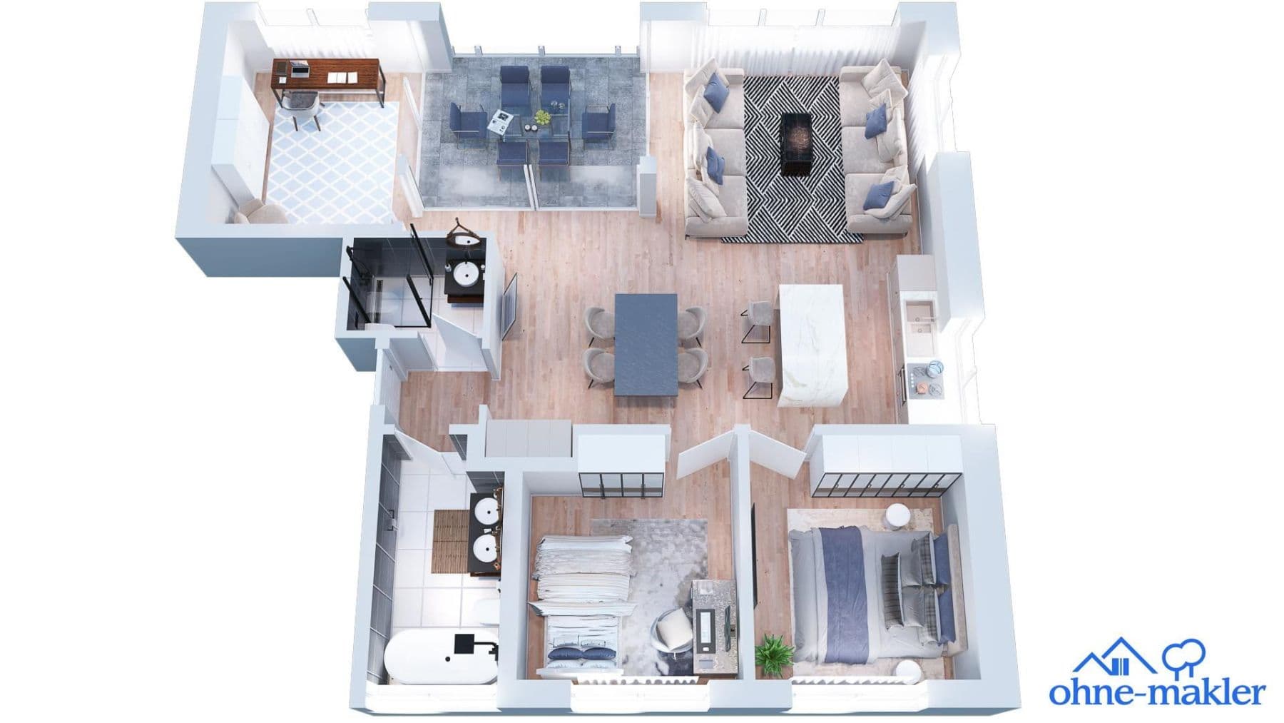 Prodej bytu 4+kk 100 m², Waldshut-Tiengen, Bádensko-Württembersko Prodej bytu 4+kk 100 m², Waldshut-Tiengen, Bádensko-Württembersko