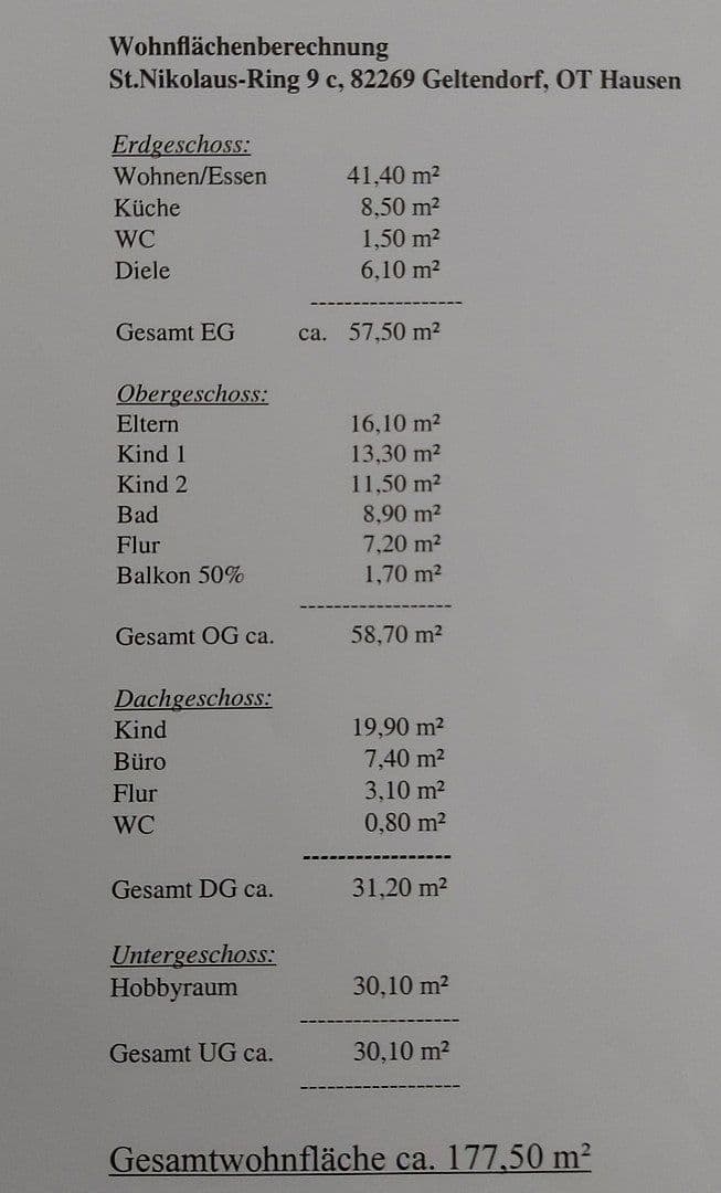 Pronájem domu 150 m², pozemek 220 m², St.-Nikolaus-Ring 9c, Hausen-Geltendorf, Bavorsko Pronájem domu 150 m², pozemek 220 m², St.-Nikolaus-Ring 9c, Hausen-Geltendorf, Bavorsko