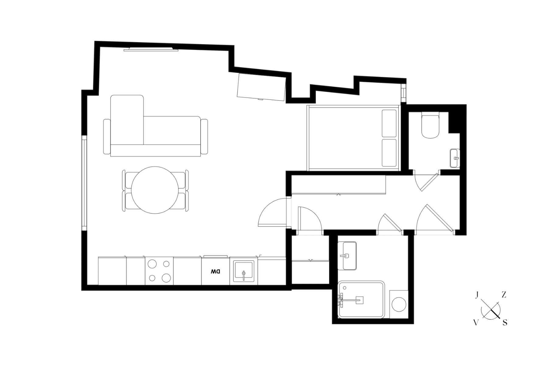 Prodej bytu 1+kk 35 m², Pobřežní, Praha, Praha Prodej bytu 1+kk 35 m², Pobřežní, Praha, Praha