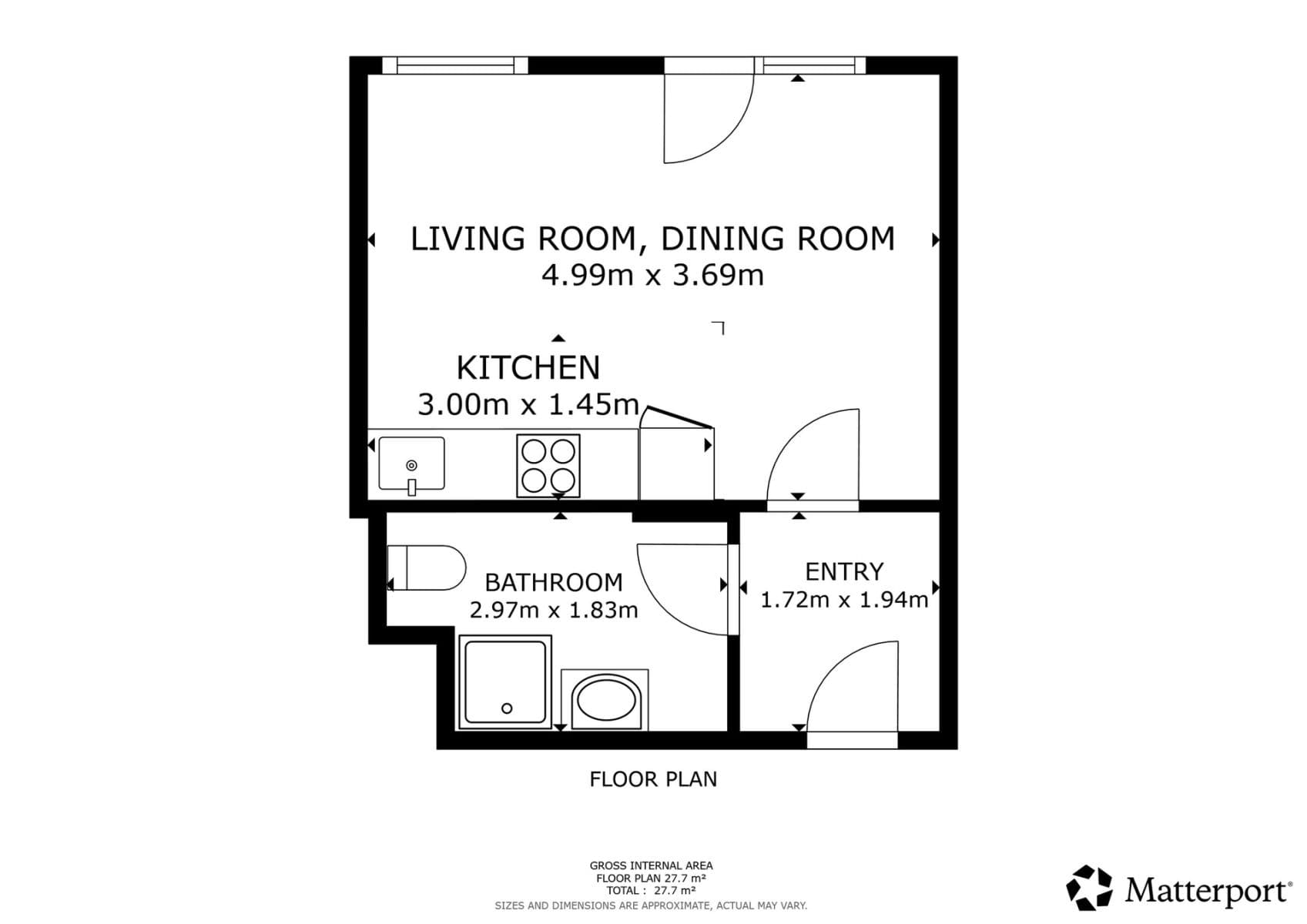 Pronájem bytu 1+kk 33 m², Honzíkova, Praha, Praha Pronájem bytu 1+kk 33 m², Honzíkova, Praha, Praha