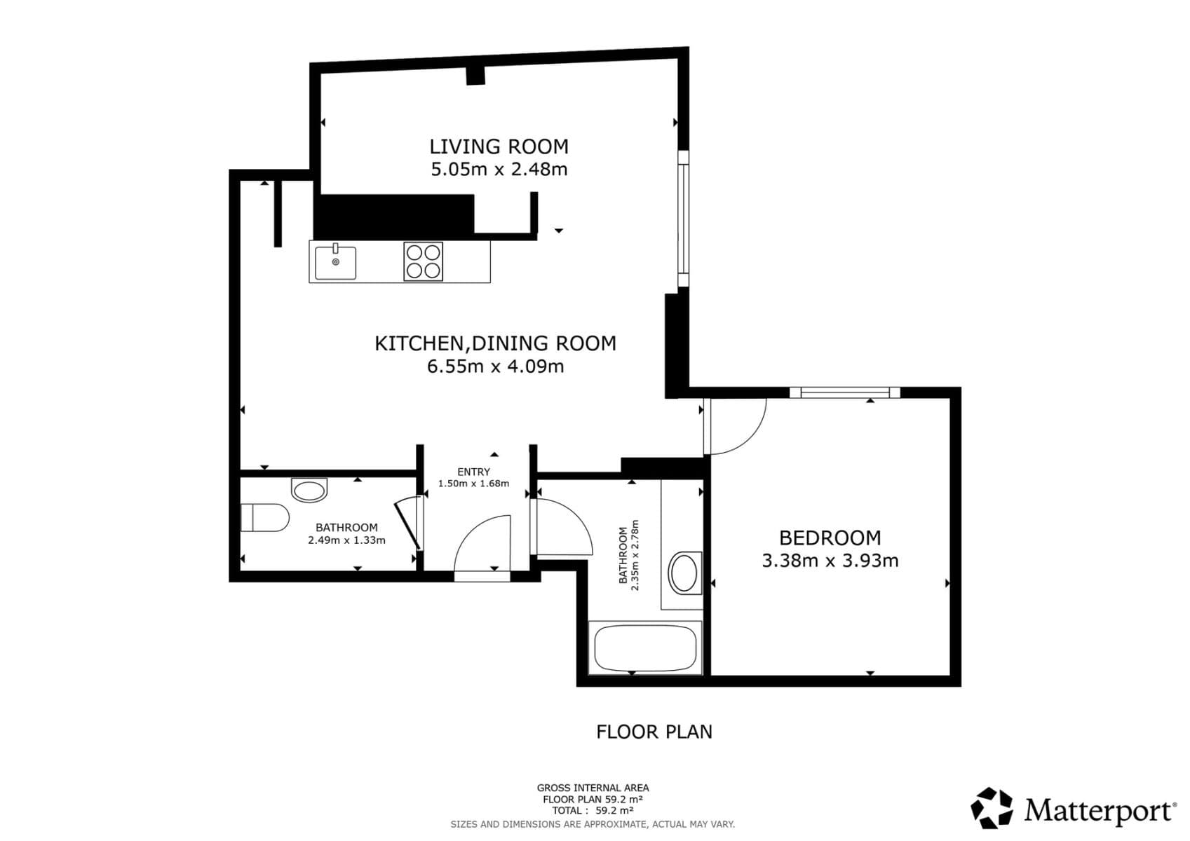 Pronájem bytu 2+kk 56 m², Jateční, Praha, Praha Pronájem bytu 2+kk 56 m², Jateční, Praha, Praha
