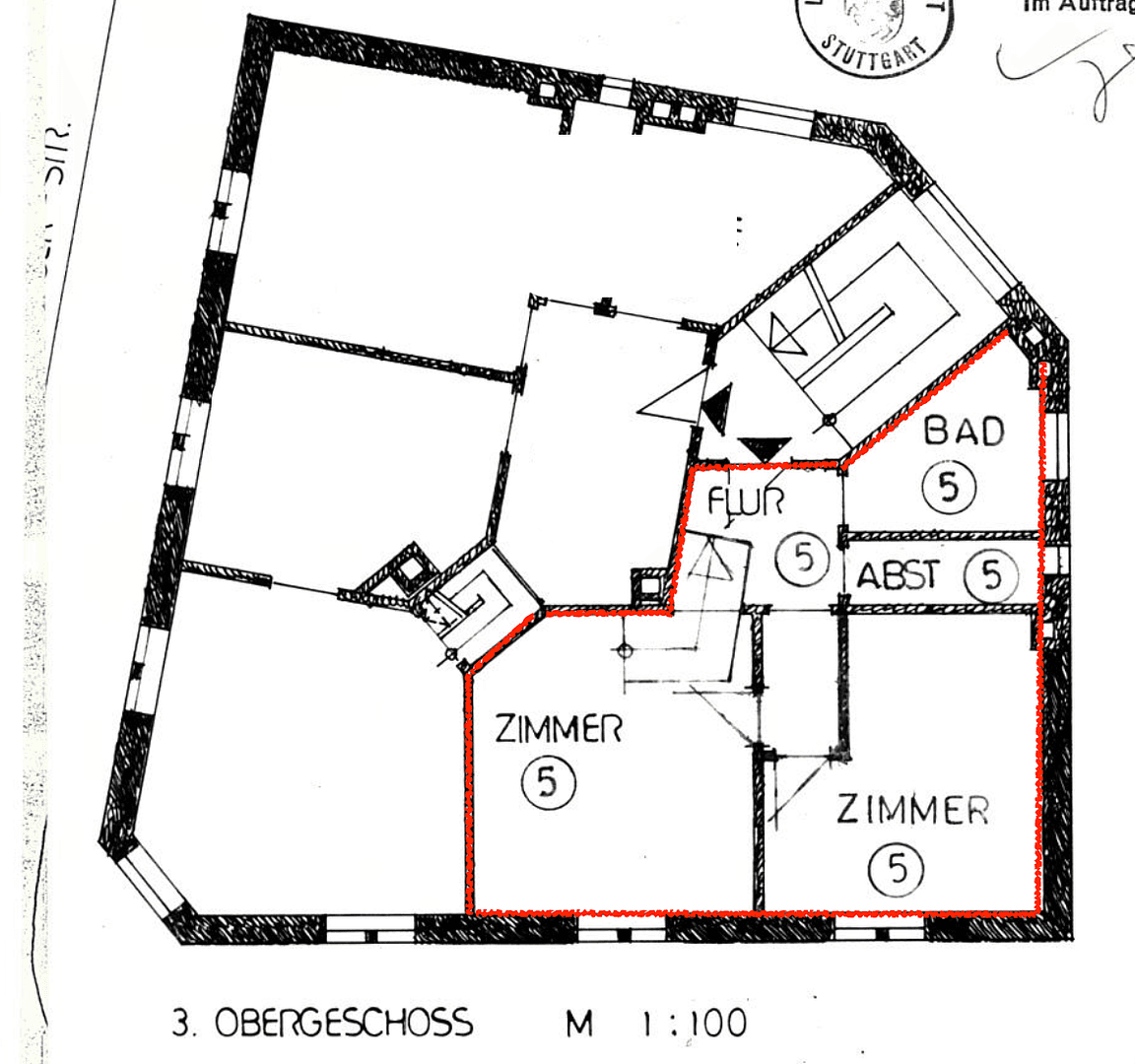 Pronájem bytu 4+1 80 m², Stuttgart, Bádensko-Württembersko Pronájem bytu 4+1 80 m², Stuttgart, Bádensko-Württembersko