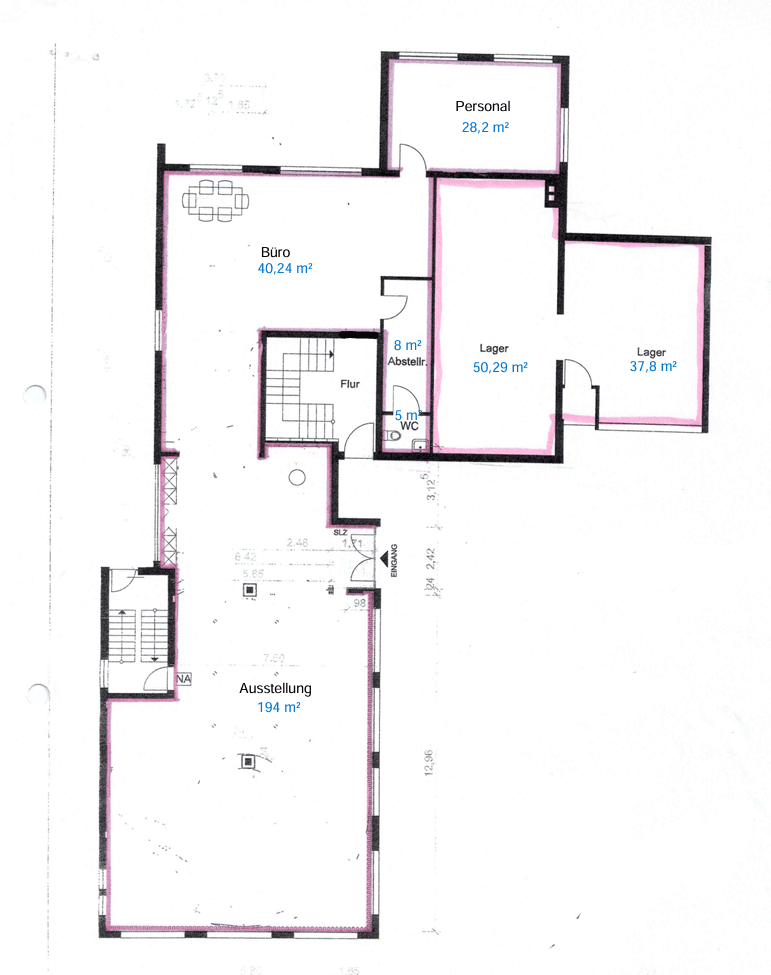 Pronájem kanceláře 361 m², Hauptstraße 57, Dogern, Bádensko-Württembersko Pronájem kanceláře 361 m², Hauptstraße 57, Dogern, Bádensko-Württembersko