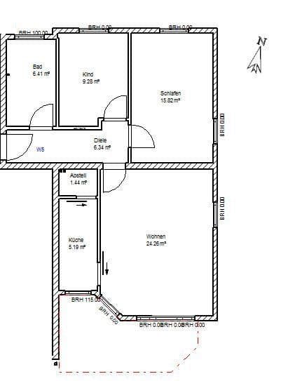 Pronájem bytu 3+kk 75 m², Curfeßstraße 33, Aalen, Bádensko-Württembersko Pronájem bytu 3+kk 75 m², Curfeßstraße 33, Aalen, Bádensko-Württembersko