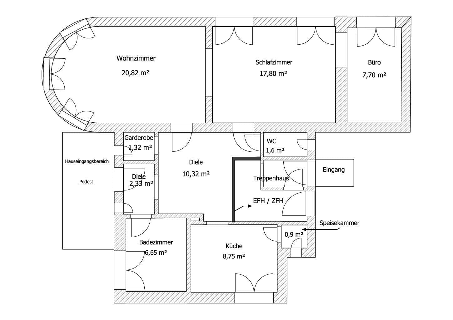 Prodej domu 148 m², pozemek 906 m², Waldstraße 2, Münchenbernsdorf, Durynsko Prodej domu 148 m², pozemek 906 m², Waldstraße 2, Münchenbernsdorf, Durynsko